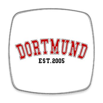 Dortmund Est. 2005 - Viereckiger Kühlschrankmagnet - Weiß - Vorne