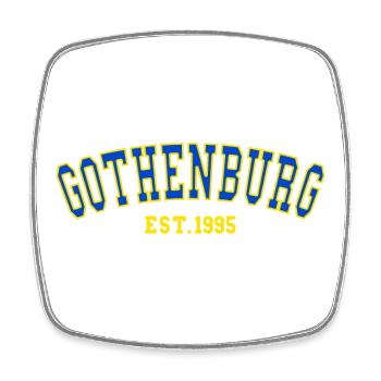Gothenburg Est. 1995 - Square fridge magnet - white - Front