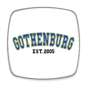 Gothenburg Est. 2005 - Square fridge magnet - white - Front