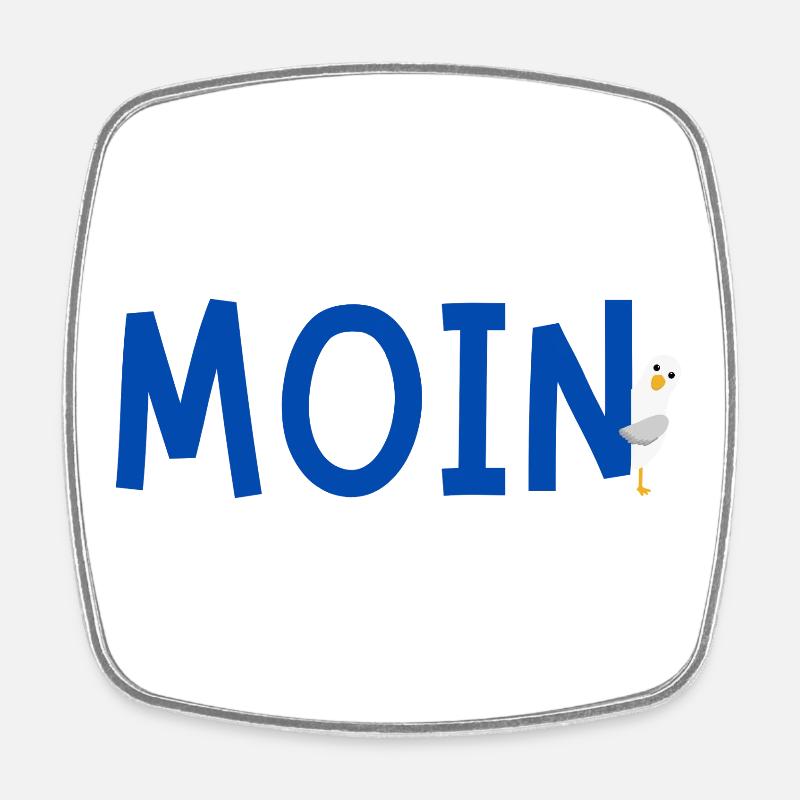 MOIN - Viereckiger Kühlschrankmagnet - Weiß