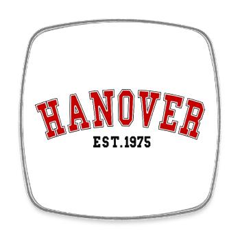 Hannover Est. 1975 - Viereckiger Kühlschrankmagnet - Weiß - Vorne