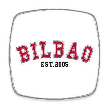 Bilbao Est. 2005 - Viereckiger Kühlschrankmagnet - Weiß - Vorne