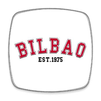 Bilbao Gegründet 1975 - Viereckiger Kühlschrankmagnet - Weiß - Vorne
