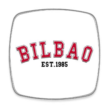 Bilbao Est. 1985 - Viereckiger Kühlschrankmagnet - Weiß - Vorne