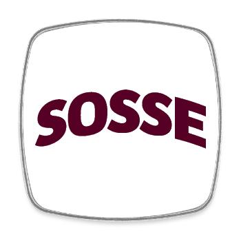Sosse pour toujours - Magnet carré - blanc - Devant