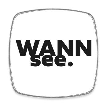 Collection GIUDAN Berlin : Wannsee - Magnet carré - blanc - Devant