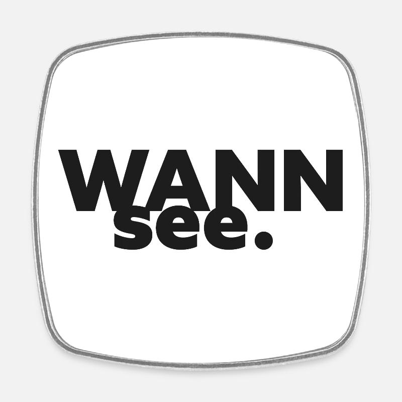Collection GIUDAN Berlin : Wannsee - Magnet carré - blanc