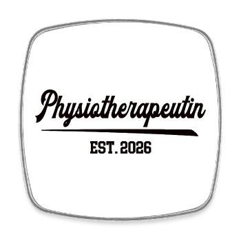 Physiotherapist 2026 Physio Profession Therapist - Square fridge magnet - white - Front