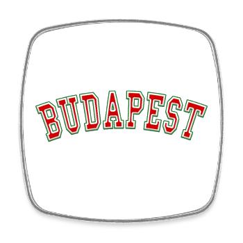 Budapest Est. 2006 - Square fridge magnet - white - Front