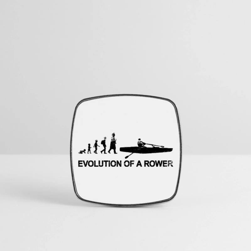 Ruderer Evolution Viereckiger Kühlschrankmagnet
