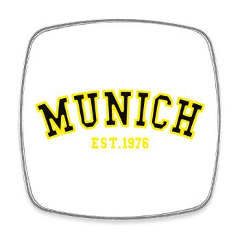 Munich Est. 1976 - Square fridge magnet - white - Front