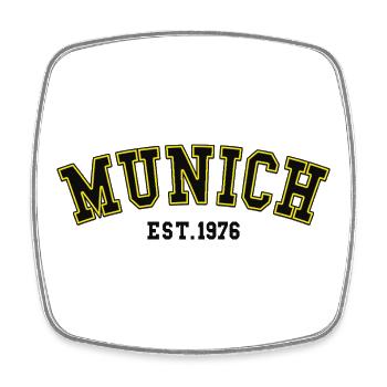 Munich Est. 1976 - Square fridge magnet - white - Front