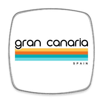 Gran Canaria - Espagne - Espagne - Espagne - Îles Canaries - Magnet carré - blanc - Devant