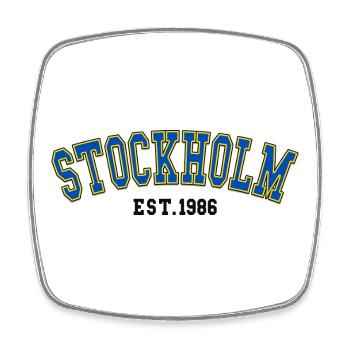 Stockholm Fondée en 1986 - Magnet carré - blanc - Devant