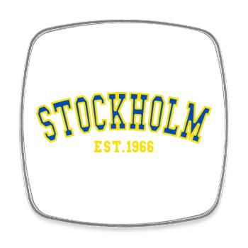 Stockholm Fondée en 1966 - Magnet carré - blanc - Devant