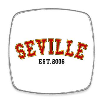 Séville fondée en 2006 - Magnet carré - blanc - Devant