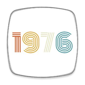 1976 Gift 1976 Vintage 1976 - Square fridge magnet - white - Front