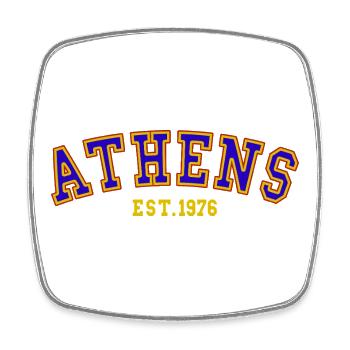 Athens Est. 1976 - Square fridge magnet - white - Front