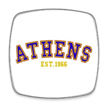 Athens Est. 1966 - Square fridge magnet - white - Front