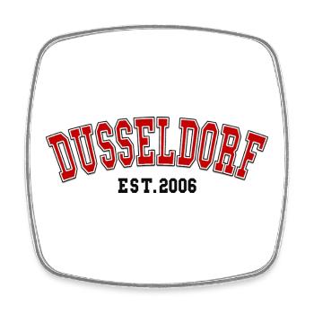 Dusseldorf Est. 2006 - Square fridge magnet - white - Front