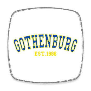 Göteborg gegründet 1986 - Viereckiger Kühlschrankmagnet - Weiß - Vorne