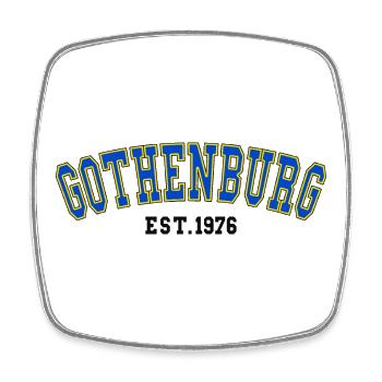 Göteborg gegründet 1976 - Viereckiger Kühlschrankmagnet - Weiß - Vorne