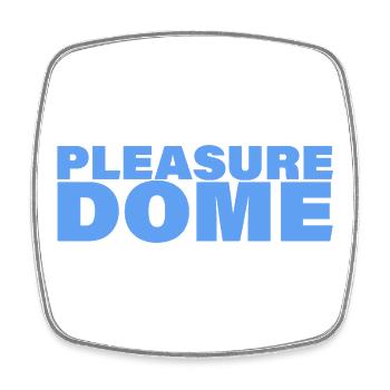 DOME DE PLAISIR - Magnet carré - blanc - Devant