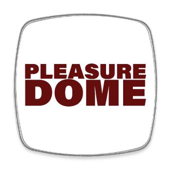 DOME DE PLAISIR - Magnet carré - blanc - Devant
