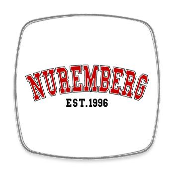 Nuremberg fondée en 1996 - Magnet carré - blanc - Devant