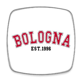 Bologna Est. 1996 - Square fridge magnet - white - Front