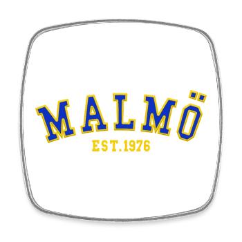 Malmö Est. 1976 - Square fridge magnet - white - Front