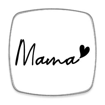 Mama - Magnet carré - blanc - Devant