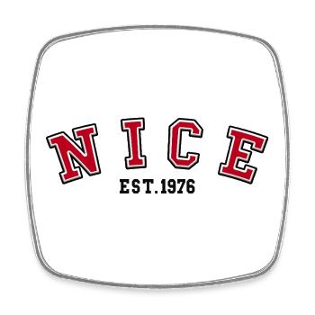 Nice Est. 1976 - Square fridge magnet - white - Front