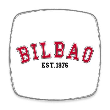 Bilbao Est. 1976 - Square fridge magnet - white - Front