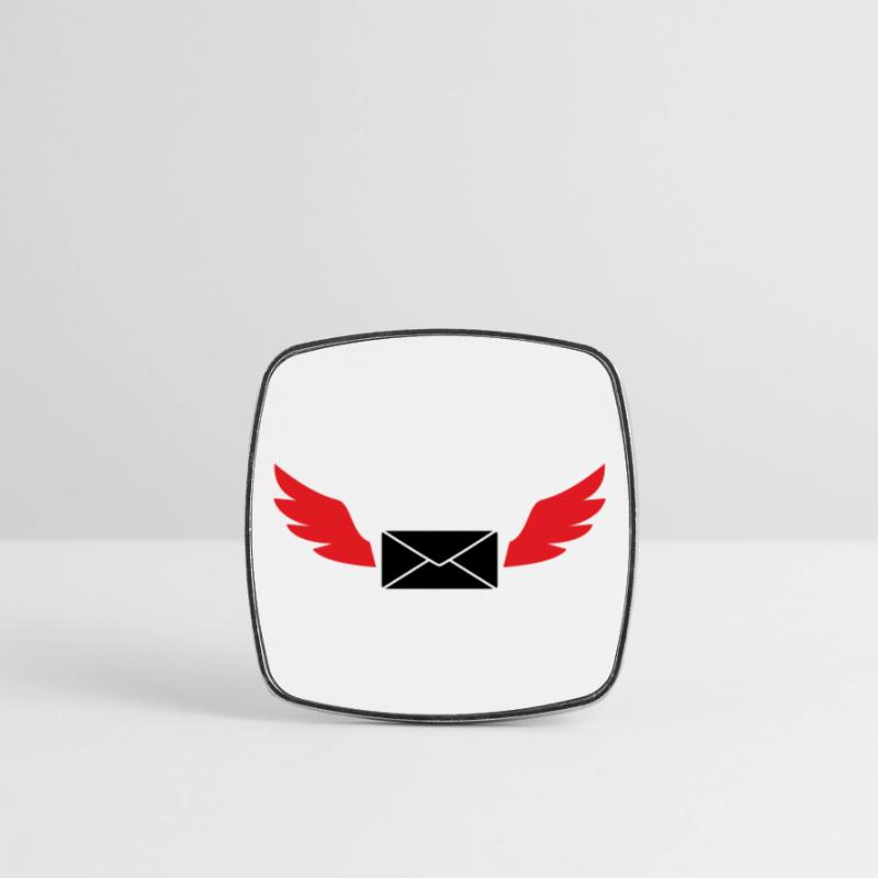 Express Mail Envelope Winged Post Square fridge magnet