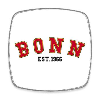 Bonn Est. 1966 - Square fridge magnet - white - Front