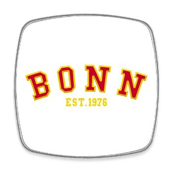 Bonn Est. 1976 - Square fridge magnet - white - Front