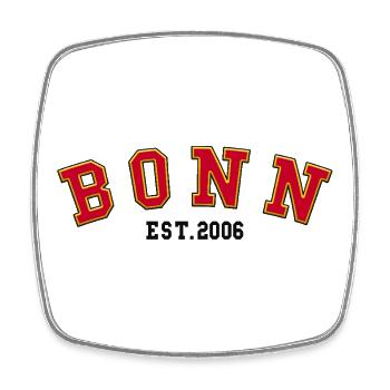 Bonn Est. 2006 - Square fridge magnet - white - Front