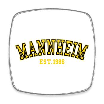 Mannheim Est. 1986 - Square fridge magnet - white - Front