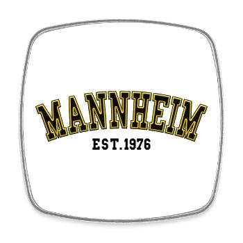 Mannheim Est. 1976 - Square fridge magnet - white - Front