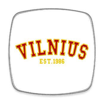 Vilnius Fondée en 1986 - Magnet carré - blanc - Devant