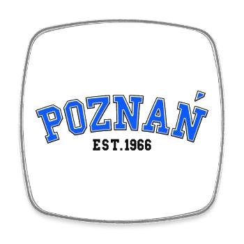 Poznań Fondée en 1966 - Magnet carré - blanc - Devant