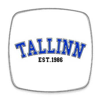 Tallinn Fondée en 1986 - Magnet carré - blanc - Devant