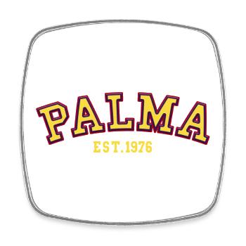Palma Est. 1976 - Square fridge magnet - white - Front