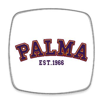 Palma Est. 1966 - Square fridge magnet - white - Front
