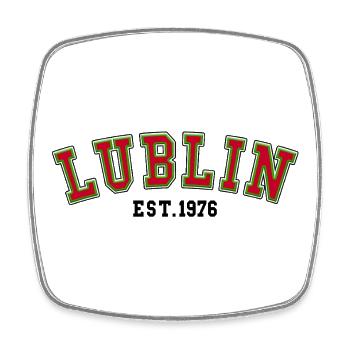 Lublin Est. 1976 - Square fridge magnet - white - Front