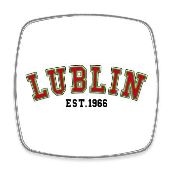 Lublin fondée en 1966 - Magnet carré - blanc - Devant