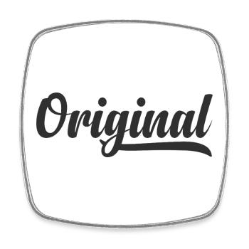 Here's the optimized listing template for this - Square fridge magnet - white - Front