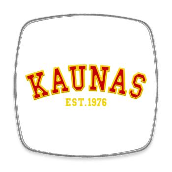 Kaunas Est. 1976 - Square fridge magnet - white - Front