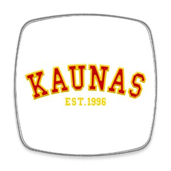 Kaunas Est. 1996 - Square fridge magnet - white - Front